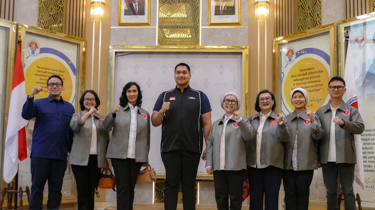 Indonesia Gymnastics Federation Reports Preparation to Minister of Youth and Sports, Dito