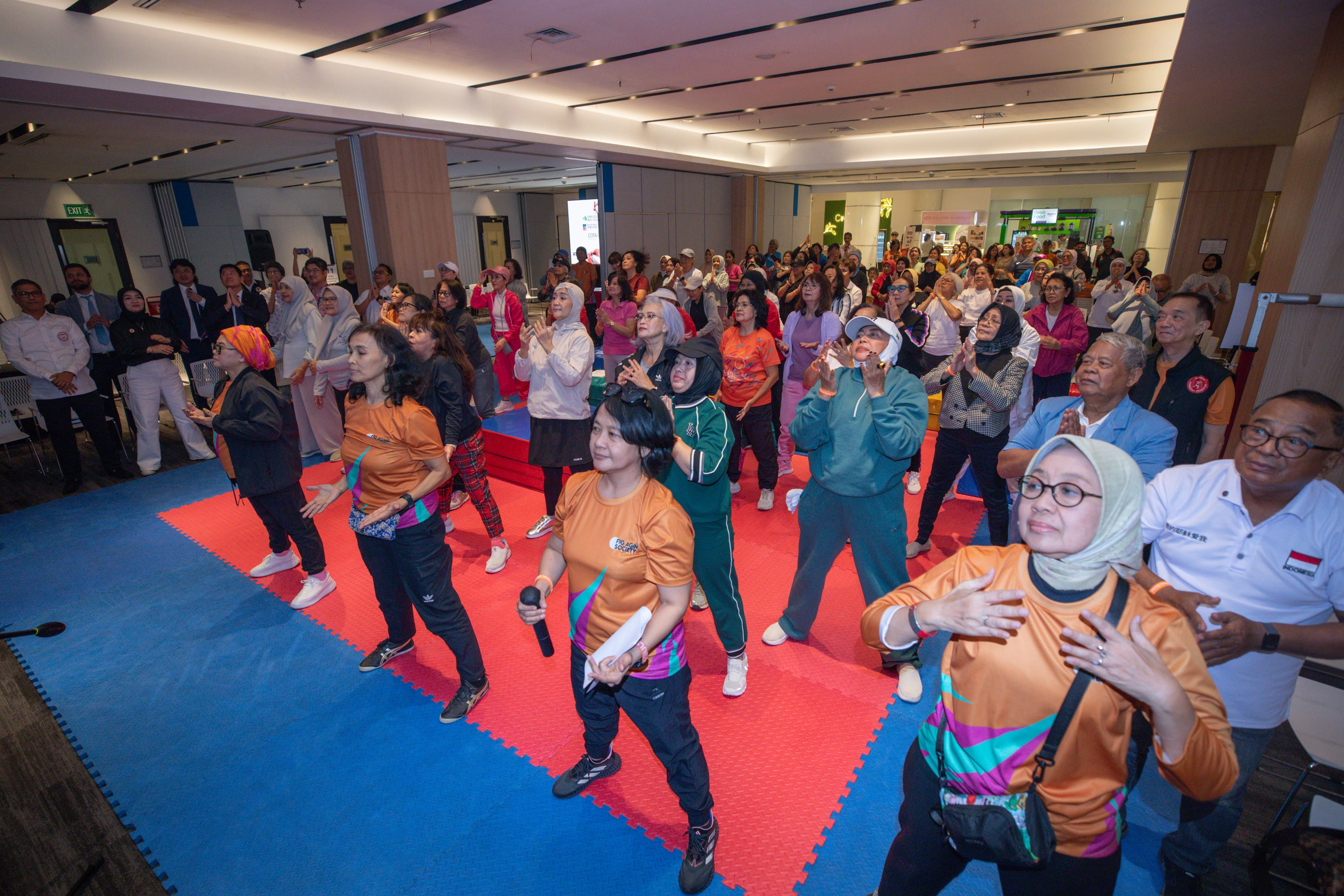 FIG Aging Society - Jakarta Kickoff: Gymnastics Campaign for a Healthy Senior Generation