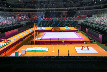 Readiness at Indonesia Arena Ahead of the Global Gymnastics Event