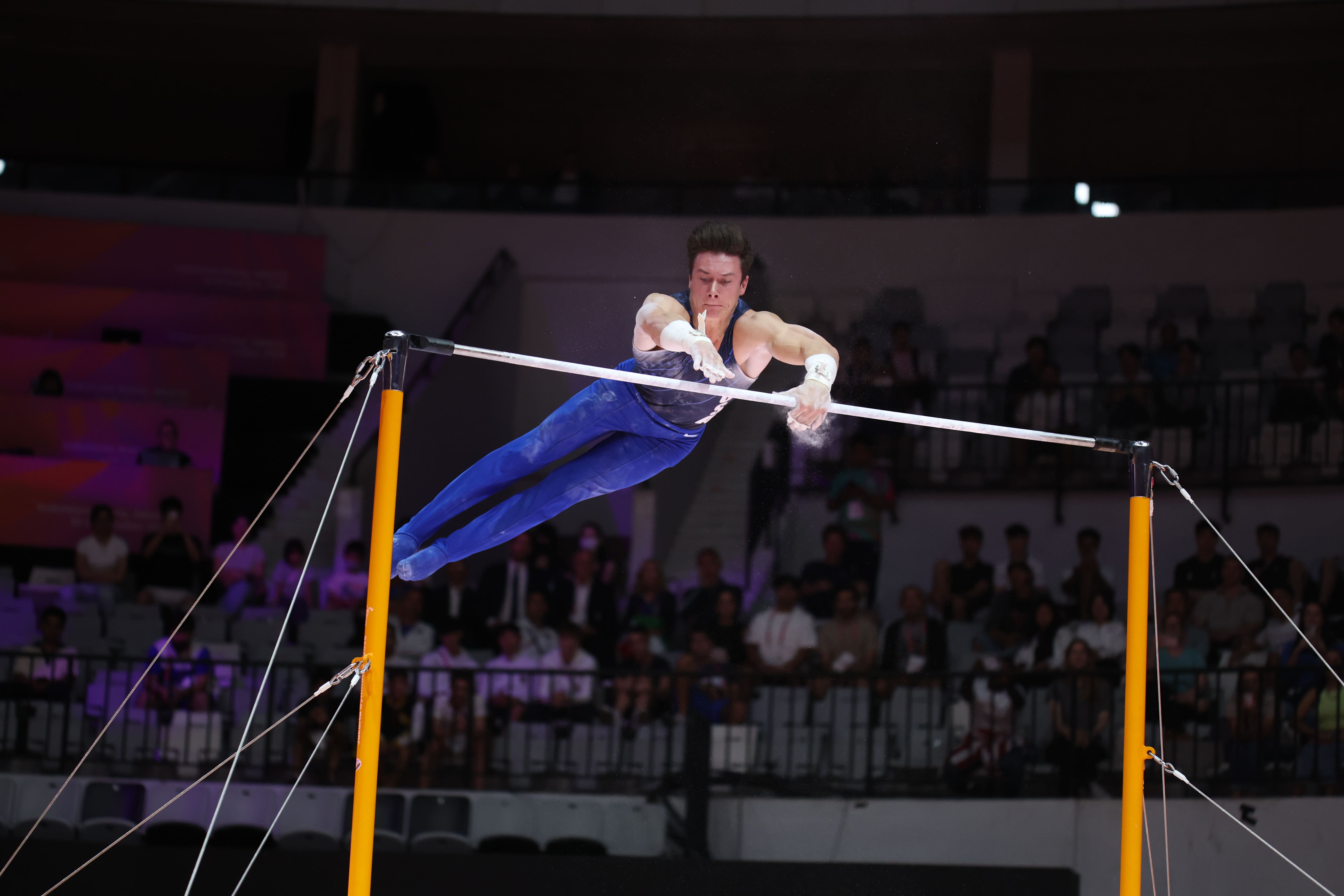 Brody Malone Shines, Claims Gold on Horizontal Bar